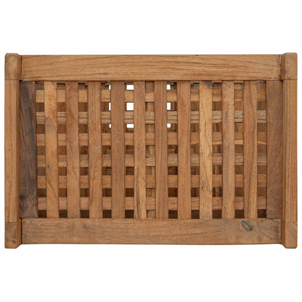 Kylpyhuoneshelf Luonnollinen 45 x 30 x 71 cm Tiikkipuu