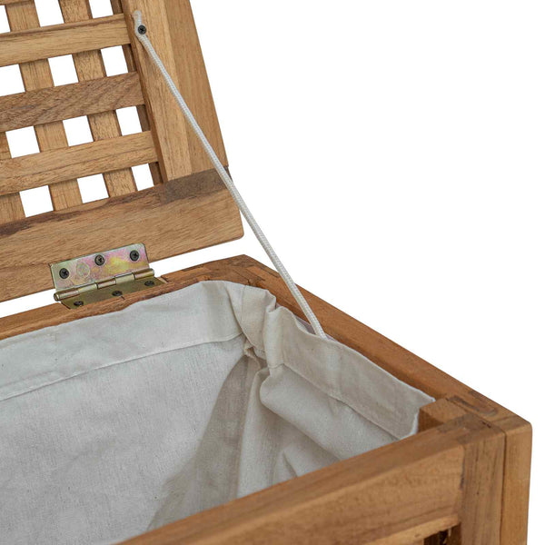 Pyykkikori Luonnollinen Tiikkipuu