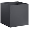 Puutarha ruukku 2 kpl Antrasiitti 20 x 20 x 20 cm