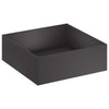Puutarha ruukku Musta 60 x 60 x 20 cm Kylmävalssattu teräs