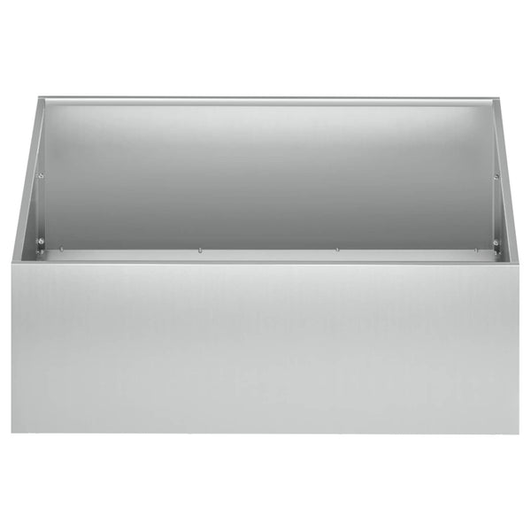 Puutarha ruukku 2 kpl Hopea 60 x 60 x 20 cm Galvanoitu teräs