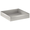 Puutarha ruukku 2 kpl Hopea 80 x 80 x 12 cm Ruostumaton teräs