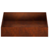 Puutarha ruukku 2 kpl Ruosteinen 100 x 100 x 20 cm