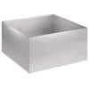 Puutarha ruukku 2 kpl Hopea 40 x 40 x 30 cm Ruostumaton teräs
