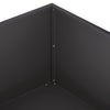 Puutarha ruukku 2 kpl Musta 100 x 100 x 30 cm