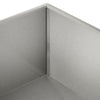 Puutarha ruukku 2 kpl Hopea 100 x 100 x 30 cm Ruostumaton teräs
