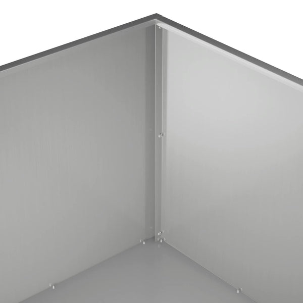 Puutarha ruukku Hopea 100 x 100 x 40 cm Galvanoitu teräs