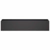 Puutarha ruukku 2 kpl Musta 80 x 20 x 20 cm