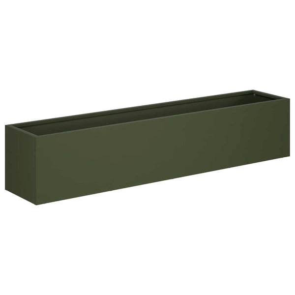 Puutarha ruukku Oliivinvihreä 80 x 20 x 20 cm
