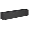 Puutarha ruukku 2 kpl Musta 100 x 20 x 20 cm