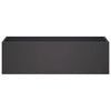 Puutarha ruukku 2 kpl Musta 80 x 30 x 30 cm