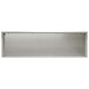 Puutarha ruukku 2 kpl Hopea 80 x 30 x 30 cm Ruostumaton teräs