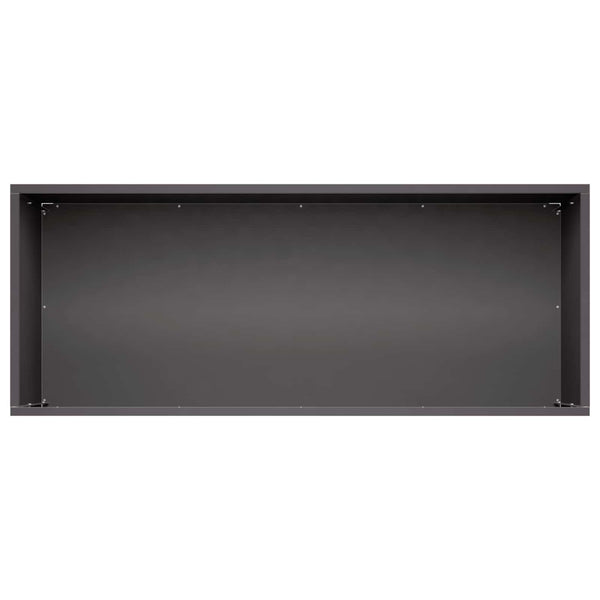 Puutarha ruukku Musta 80 x 40 x 40 cm Kylmävalssattu teräs