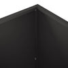 Puutarha ruukku 2 kpl Musta 100 x 50 x 50 cm