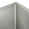 Puutarha ruukku 2 kpl Hopea 100 x 50 x 50 cm Ruostumaton teräs