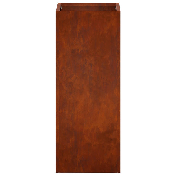 Puutarha ruukku 2 kpl Ruosteinen 20 x 20 x 40 cm