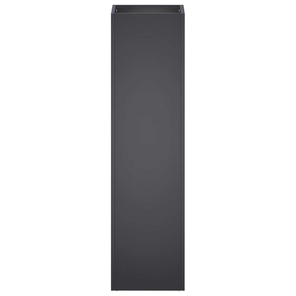 Puutarha ruukku 2 kpl Musta 20 x 20 x 75 cm