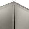 Puutarha ruukku 2 kpl Hopea 20 x 20 x 75 cm Ruostumaton teräs