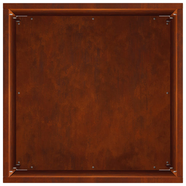 Puutarha ruukku 2 kpl Ruosteinen 30 x 30 x 50 cm