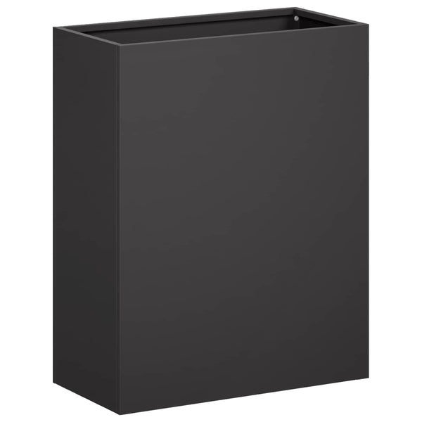 Puutarha ruukku 2 kpl Musta 40 x 20 x 50 cm
