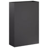 Puutarha ruukku 2 kpl Musta 40 x 20 x 75 cm