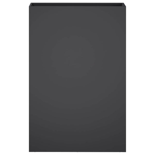 Puutarha ruukku 2 kpl Musta 40 x 20 x 75 cm