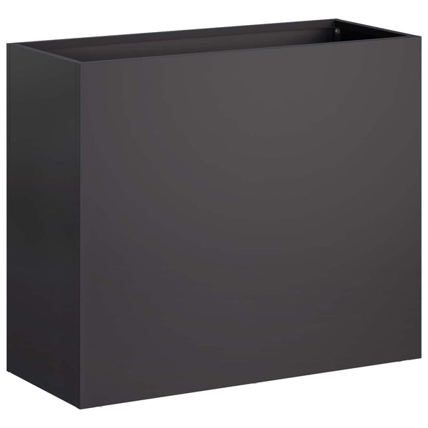 Puutarha ruukku 2 kpl Musta 50 x 20 x 40 cm