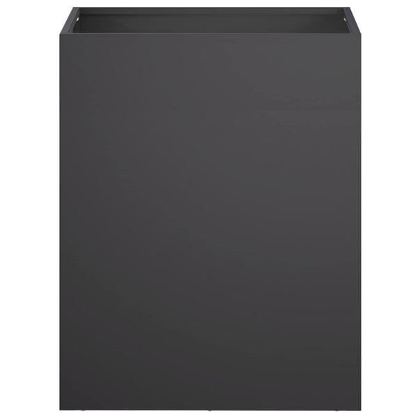 Puutarha ruukku 2 kpl Musta 40 x 30 x 50 cm