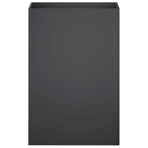Puutarha ruukku 2 kpl Musta 40 x 30 x 75 cm
