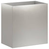 Puutarha ruukku 2 kpl Hopea 50 x 30 x 40 cm Ruostumaton teräs