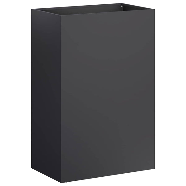 Puutarha ruukku 2 kpl Musta 50 x 30 x 75 cm