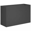 Puutarha ruukku 2 kpl Musta 80 x 30 x 40 cm