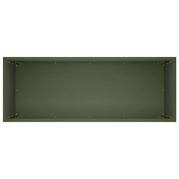 Puutarha ruukku Oliivinvihreä 80 x 30 x 40 cm