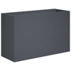 Puutarha ruukku 2 kpl Antrasiitti 80 x 30 x 50 cm