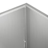 Puutarha ruukku Hopea 100 x 30 x 40 cm Galvanoitu teräs