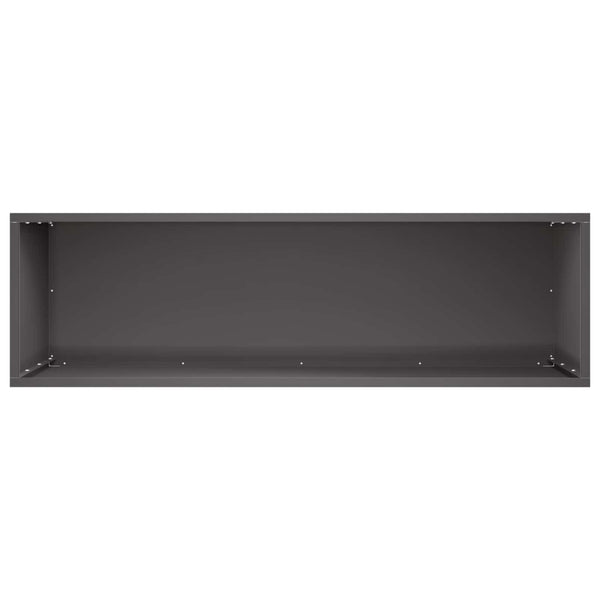 Puutarha ruukku 2 kpl Musta 100 x 30 x 50 cm