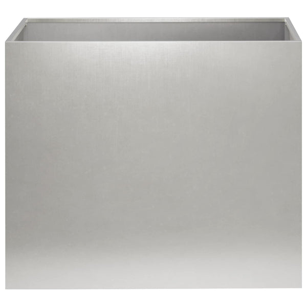 Puutarha ruukku 2 kpl Hopea 60 x 40 x 50 cm Ruostumaton teräs