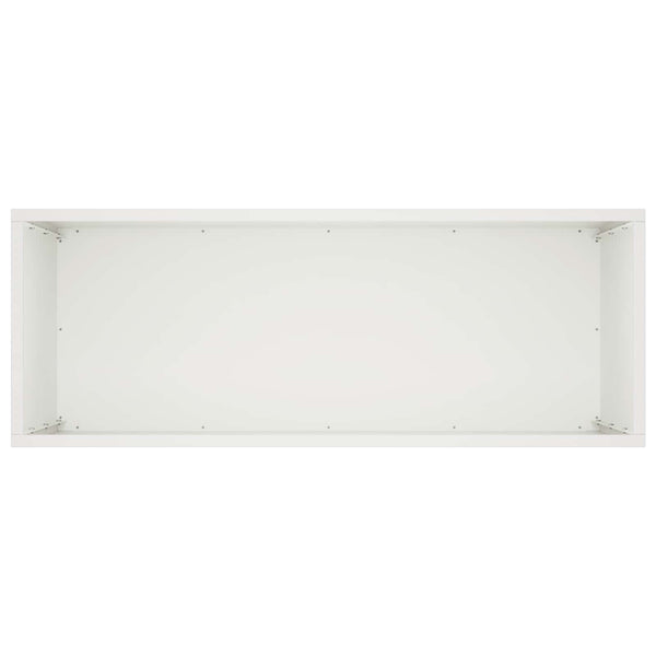 Puutarha ruukku valkoinen 80 x 40 x 50 cm Kylmävalssattu teräs