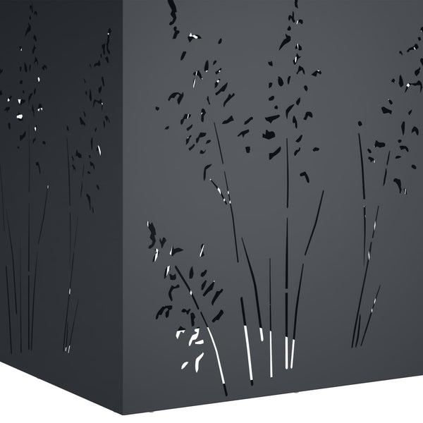 Puutarha ruukku 2 kpl Antrasiitti 50 x 50 x 75 cm