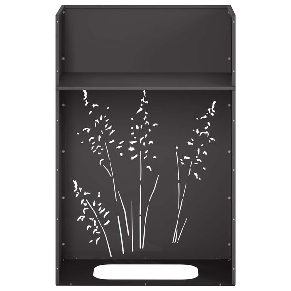 Puutarha ruukku 2 kpl Musta 50 x 30 x 75 cm
