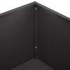 Puutarha ruukku 2 kpl Musta 50 x 50 x 49 cm