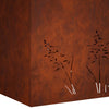 Puutarha ruukku Ruosteinen 80 x 20 x 49 cm Säänkestävä teräs