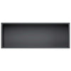 Puutarha ruukku 2 kpl Musta 80 x 30 x 49 cm