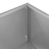 Puutarha ruukku Hopea 100 x 20 x 49 cm Galvanoitu teräs