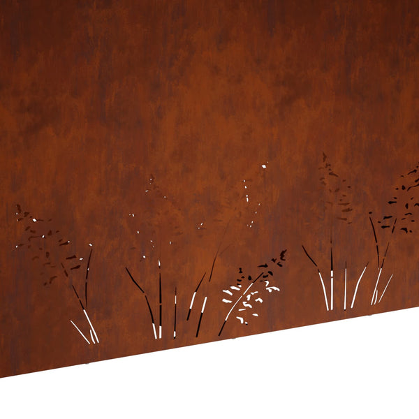 Puutarha ruukku Ruosteinen 100 x 20 x 49 cm Säänkestävä teräs