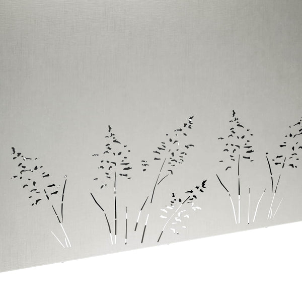 Puutarha ruukku Hopea 100 x 30 x 49 cm Ruostumaton teräs