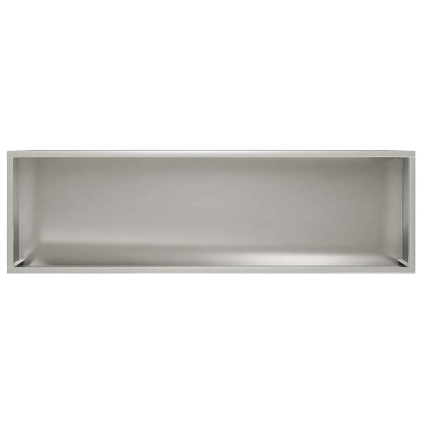 Puutarha ruukku Hopea 100 x 30 x 49 cm Ruostumaton teräs