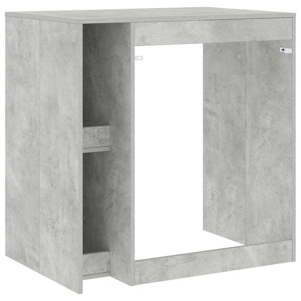 Pyykinpesukonekaappi Betoninharmaa 87 x 60 x 89 cm