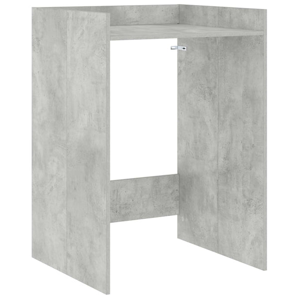 Pyykinpesukonekaappi Betoninharmaa 67,5 x 62 x 97 cm