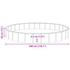 Koiran Uima-allas Ø300 x 38 cm Paksu PVC Punainen